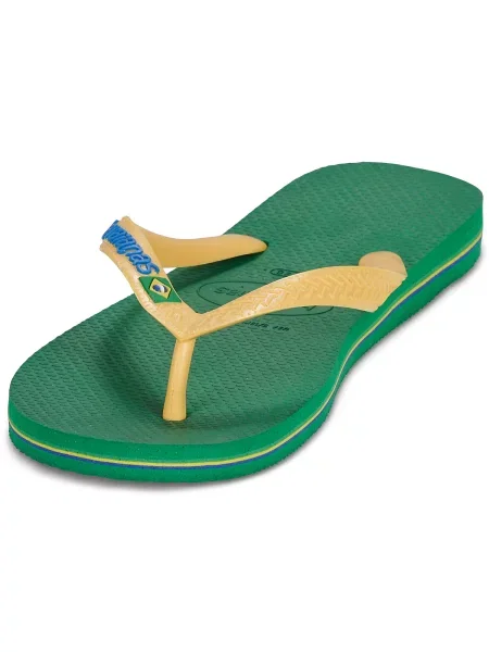 HAVAIANAS Žabky BRASIL / žlutá / zelená modrá