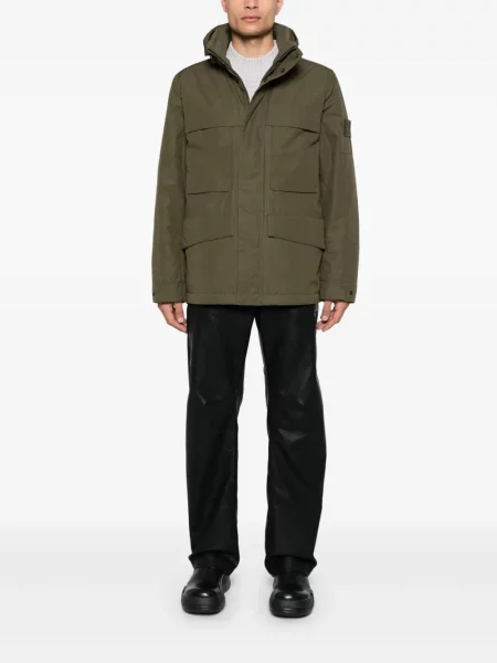 Paltas Stone Island akmenys žalia