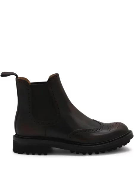 Kožené chelsea boots Church's hnědé
