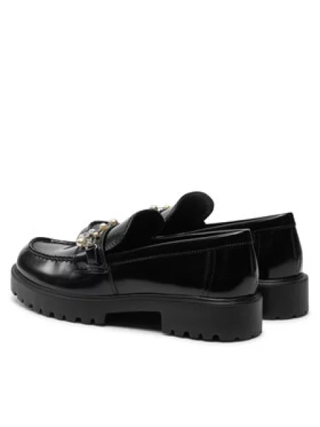Loaferke Tory Burch Embellished Classic Lug Loafer črna