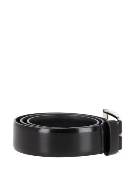 Cu centură curea Prada Pre-owned din piele negru