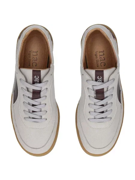 Nae Vegan Shoes Tenisky Sidney starobéžová / vínově červená