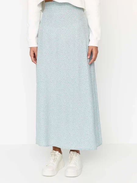 Trendyol Спідниця максі зелений