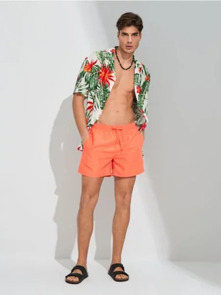 Sinsay Koupací kraťasy oranžová