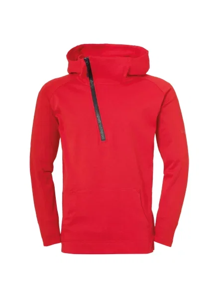 Bluza z kapturem dla dzieci Uhlsport Essential pro czerwona