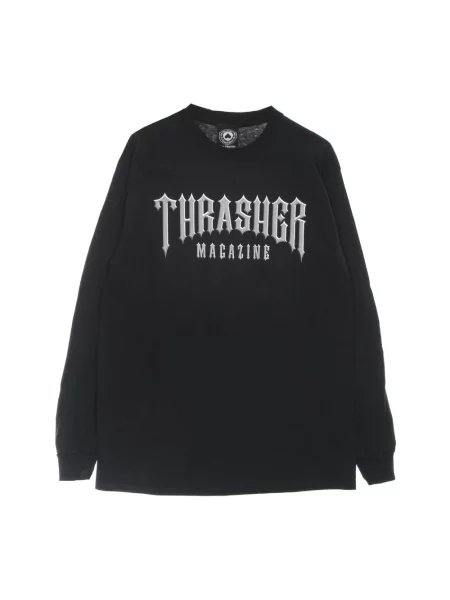 Top Thrasher z logo czarny