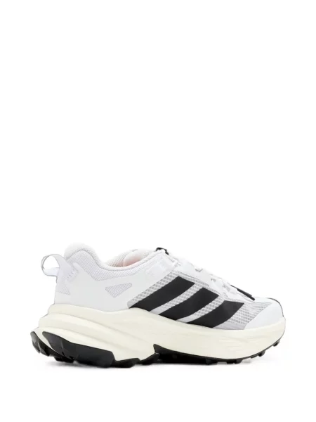 Шорти Adidas с връзки с дантела със змийски принт бяло