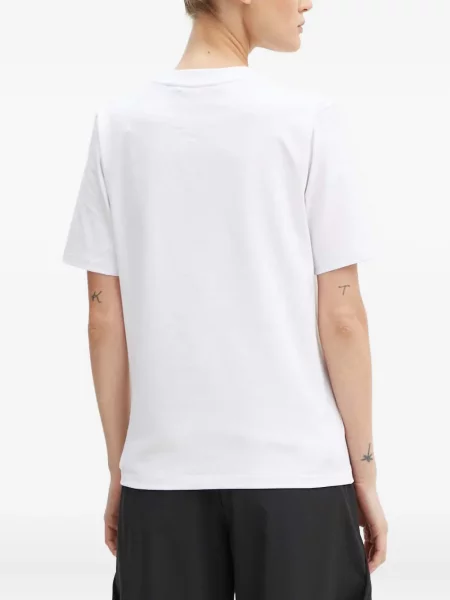 Tricou Heliot Emil cu imagine scurt alb