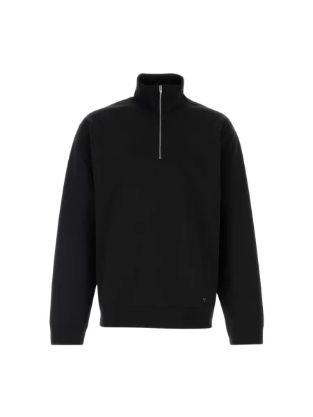 Lniana bluza Valentino Garavani czarna