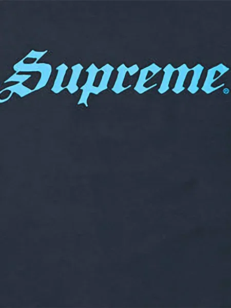 Tricou Supreme cu imagine albastru