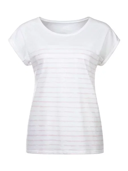 BEACH TIME Tricou / roz alb