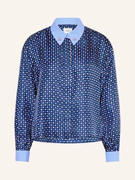 Claudie Pierlot Koszula Z Jedwabiu schwarz żółta