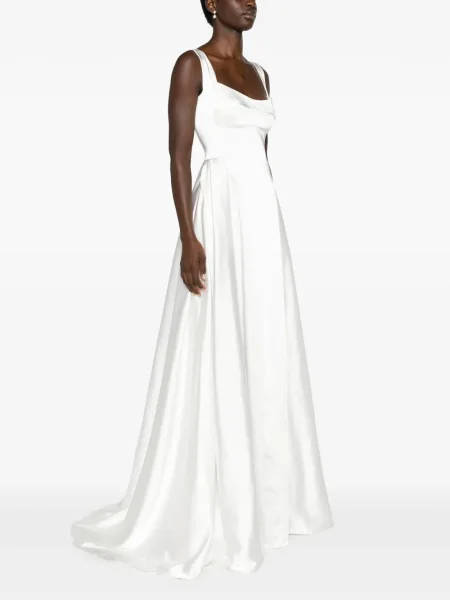 Rochie Atu Body Couture din satin alb