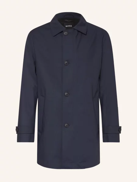 Boss Vlněný kabát P-Jared Tmavomodrá modrý