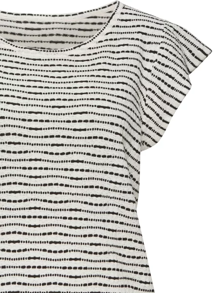 VIVANCE Tricou crem negru