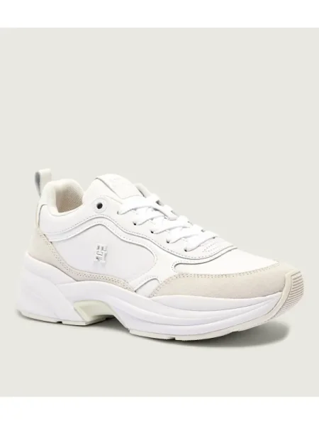 Tommy Hilfiger Teniși din piele alb
