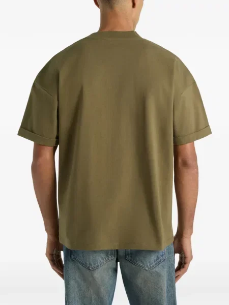 Tricou Balmain cu imagine verde
