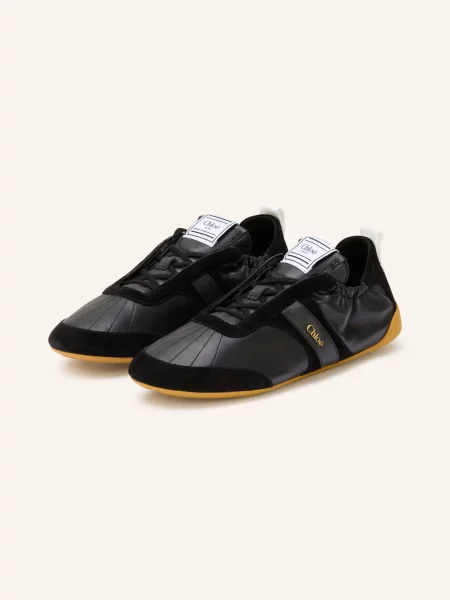 Chloé Sneakersy Chloé Kick schwarz czarne