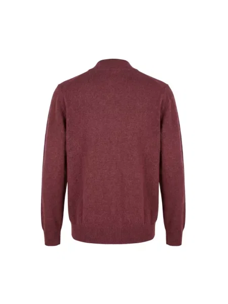 Sweter z golfem Brunello Cucinelli z kaszmiru czerwony