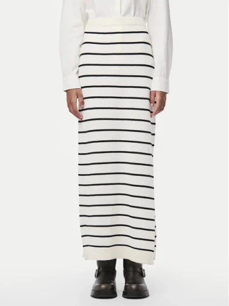 Pieces Fustă tip creion Joy alb