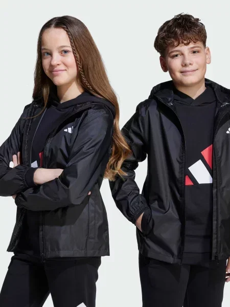 Детская ветровка Adidas черная