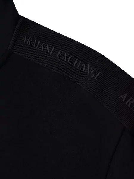 Cardigan Armani Exchange cu autograf negru
