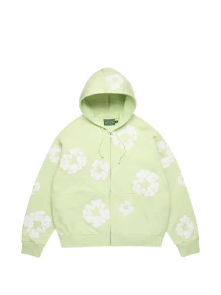 Hanorac cu glugă Denim Tears verde