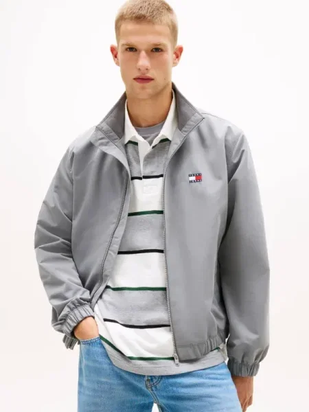 Tommy Jeans Geacă ESSENTIAL gri