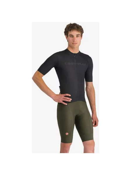Spodenki rowerowe Castelli Competizione 2 ciemne XXL zielone
