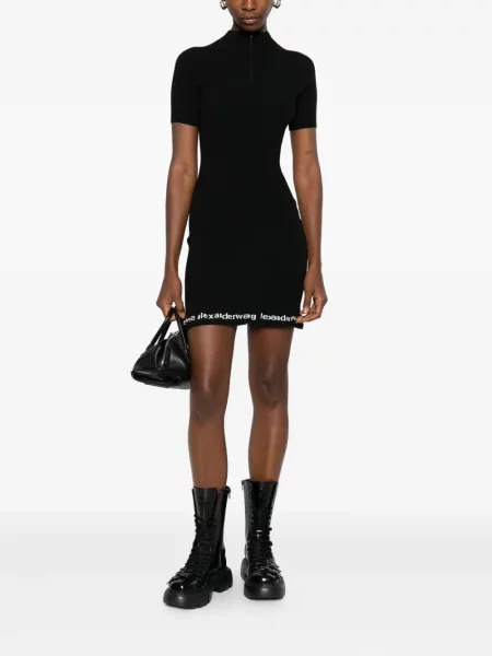 Κοστούμι μίντι φόρεμα Alexander Wang με μήκος μέχρι το γόνατο μαύρο