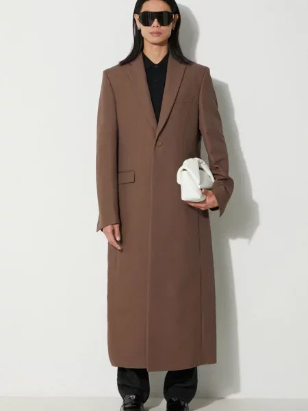 Palton barbati de tranzitie maro