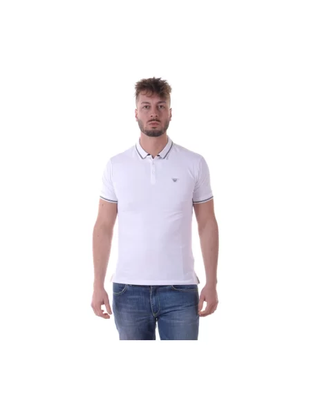 Koszulka polo Armani Jeans biała