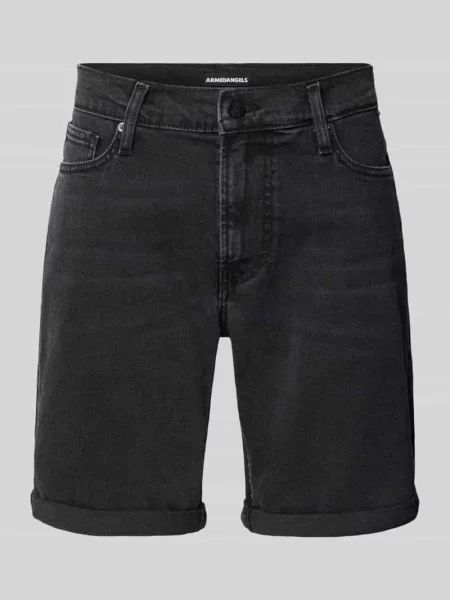 Szorty jeansowe o kroju slim fit z mieszanki bawełny model NAAILO' Armedangels