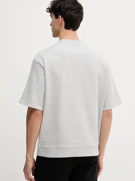 Guess t-shirt z bawełną szara