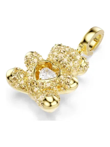 Naszyjnik Swarovski typu teddy żółty