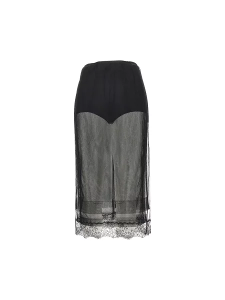 Spódnica midi Dolce And Gabbana tiulowa czarna