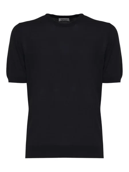 Tricou John Galliano scurt albastru