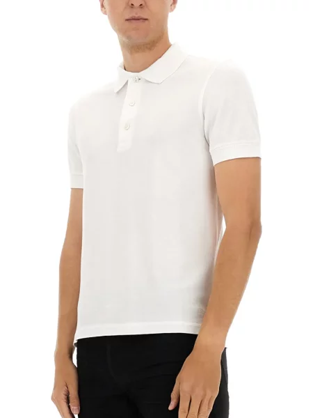 Tricou polo Tom Ford din lyocell