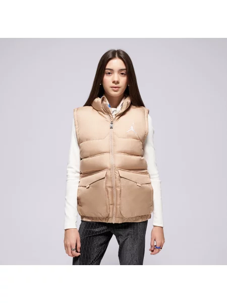 Jordan Bezrękawnik Jdb Puffer Filled Vest Girl beżowa