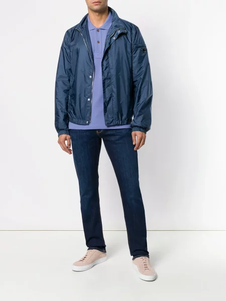 Tiesūs džinsai Emporio Armani mėlyna