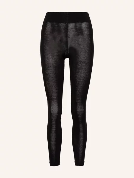 Falke Legíny Softmerino S Příměsí Merino Vlny černá