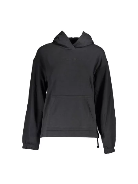 Bluza z kapturem Calvin Klein Performance z kapturem czarna