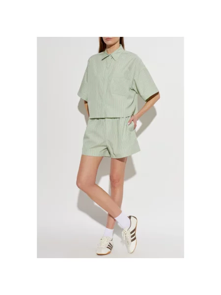 Szorty Rag & Bone w paski zielone