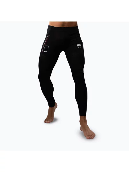 Tréninkové legíny Venum Tactical XT Spats black/fire red černé