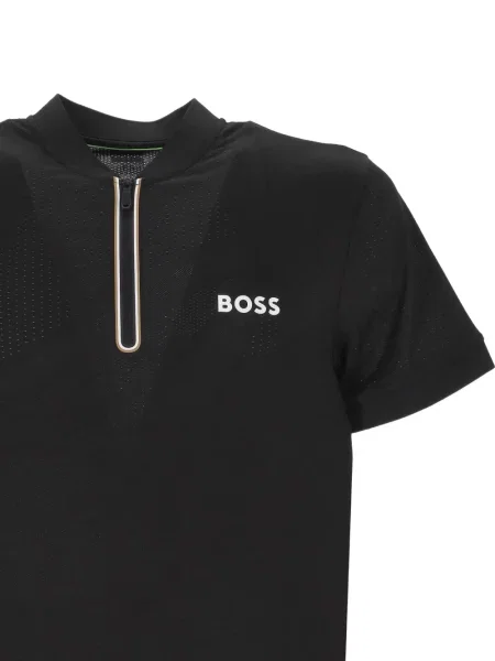 Tricou polo Boss negru