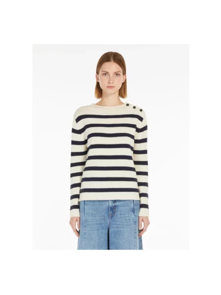 Kurtka skórzana Weekend Max Mara beżowa