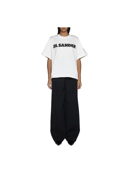 Koszulka Jil Sander elegancka biała