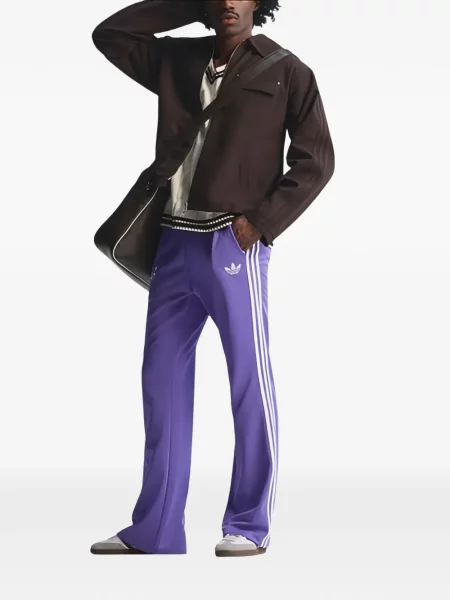 Pantaloni scurți Adidas alergare cu autograf evazate albastru