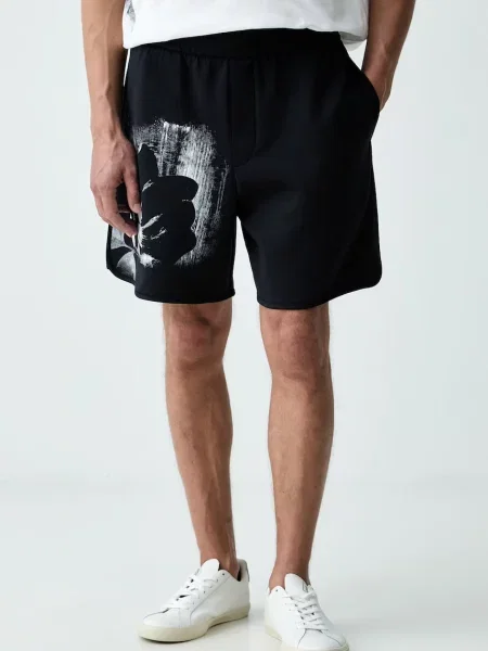 Armani Exchange pantaloni scurți de trening pentru bărbați cu