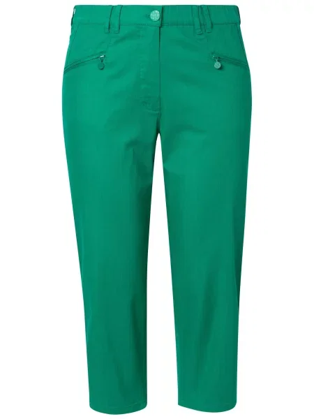 Ulla Popken Pantaloni Mony smarald verde